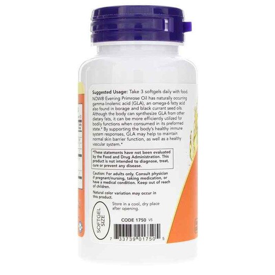 Evening Primrose Oil 500 Mg, NOW
